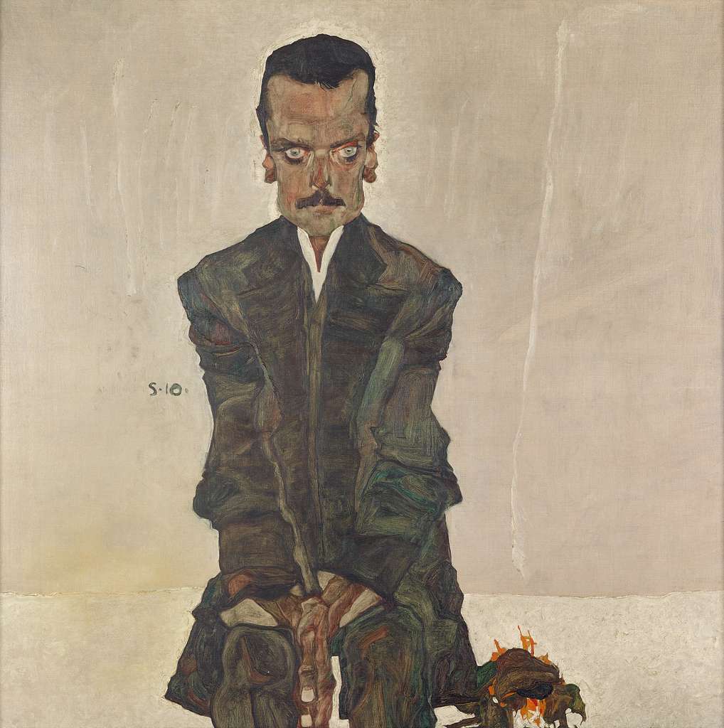 Portrait of the publisher Eduard Kosmack by Egon Schiele